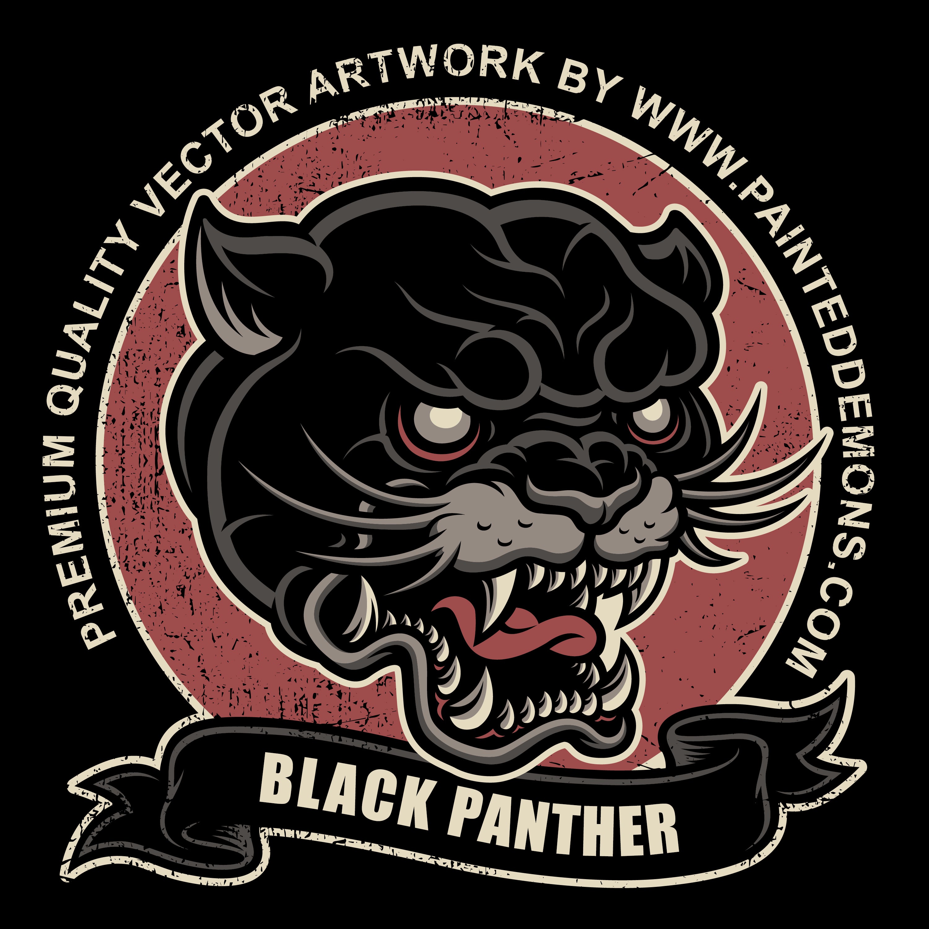Black Panther (Vector Art)