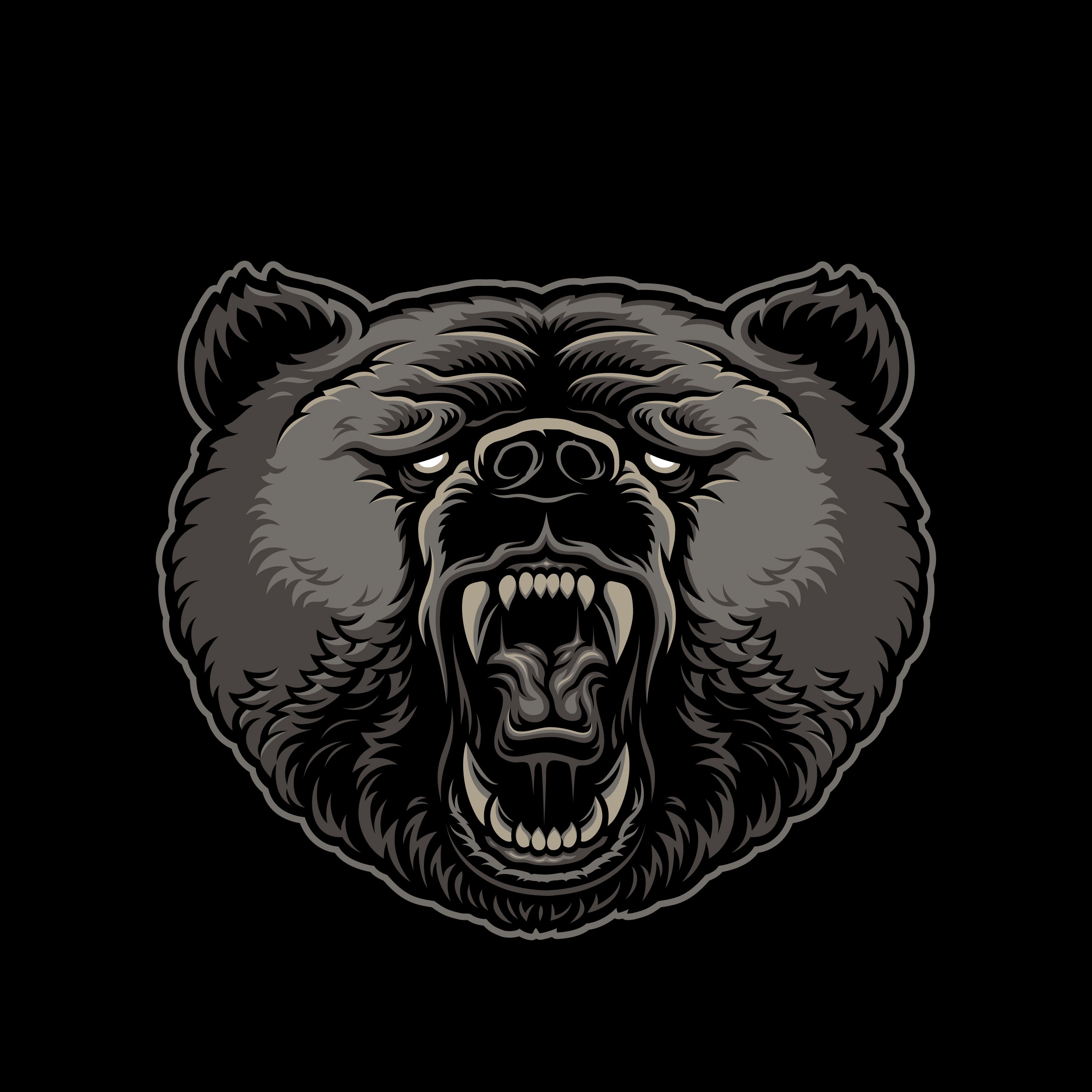 California Bear (Vector Art)