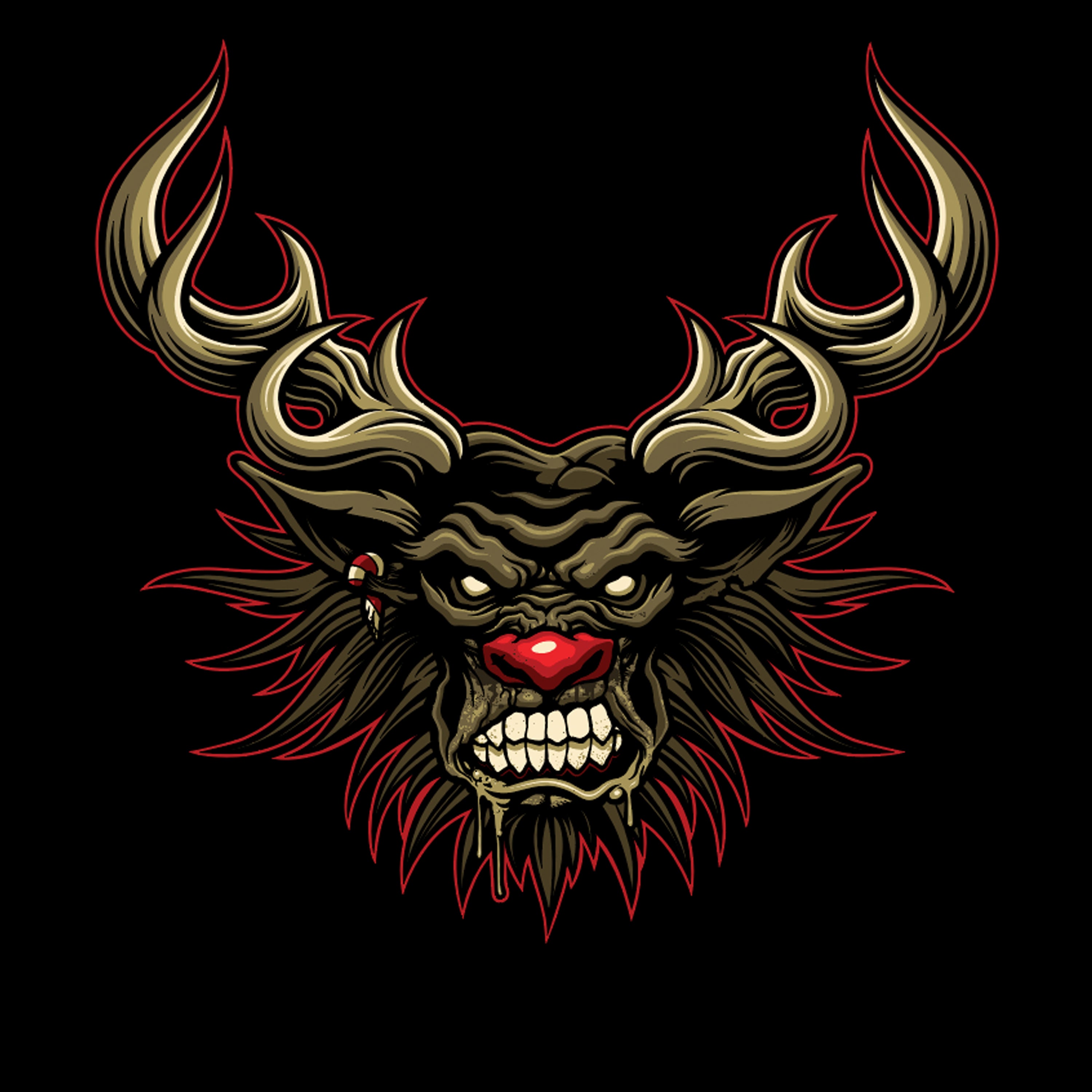 Rudolph Reindeer (Vector Art)