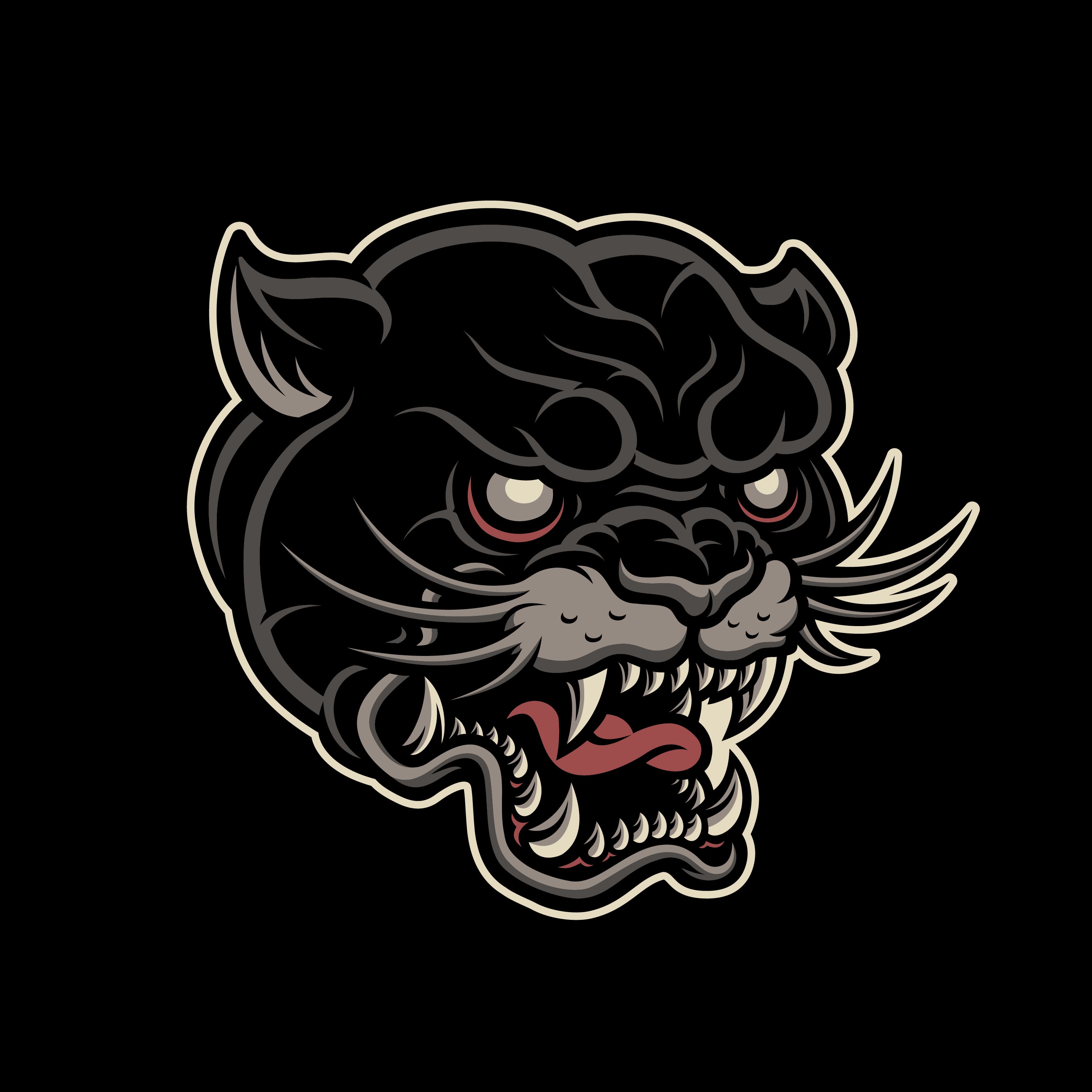 Black Panther (Vector Art) – Painted Demons - Art Design and Apparel