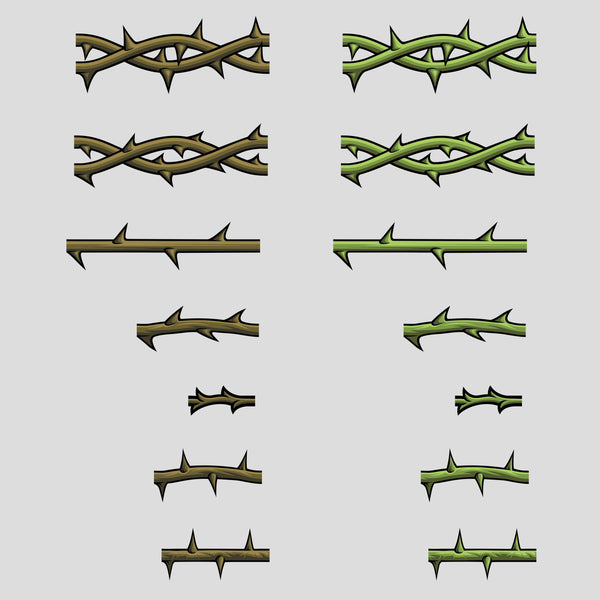 Thorn Vines (Vector Art)