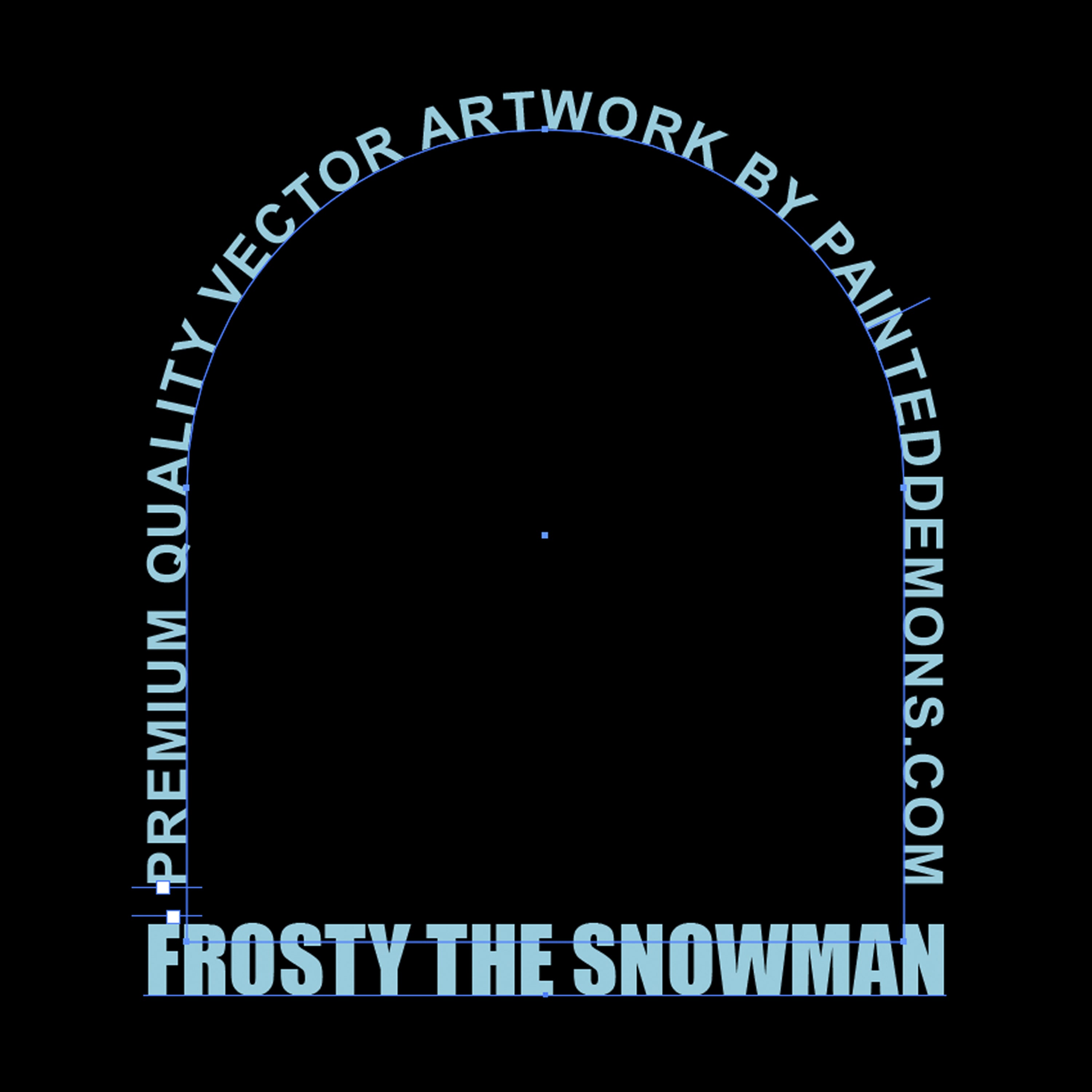 Frosty the Snowman (Vector Art)