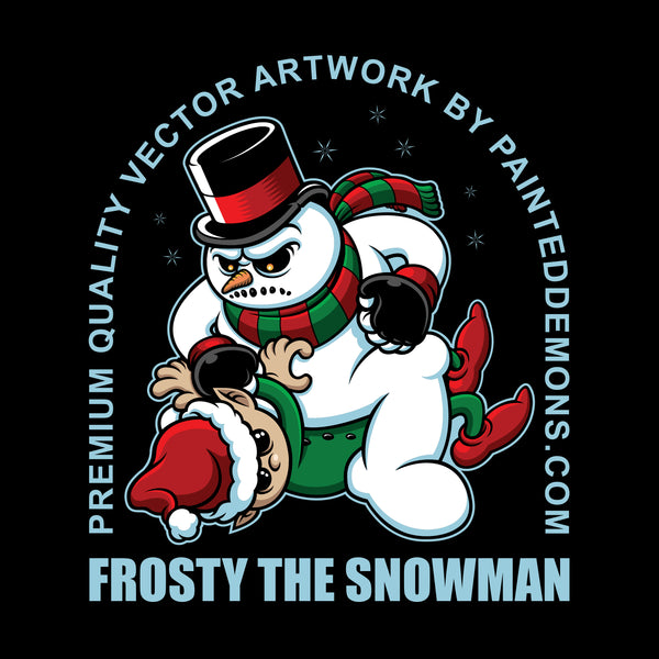 Frosty the Snowman (Vector Art)