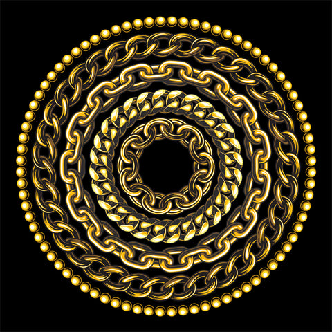 Gold Chains (Vector Art)